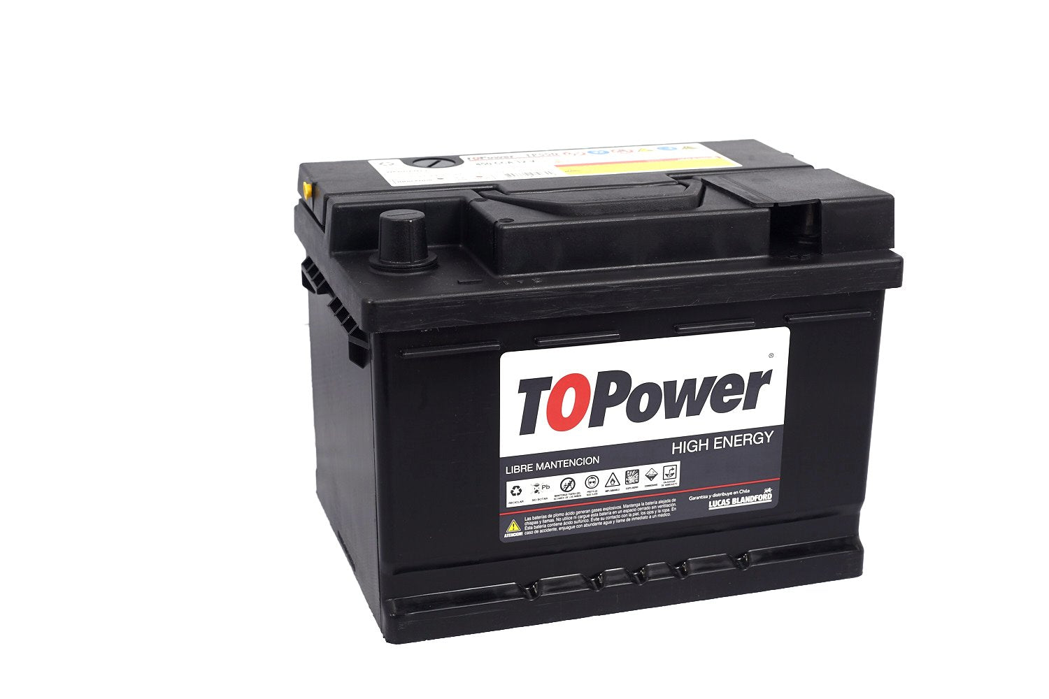 Bateria Topower 55 Amp Borne Estandar Derecha 400 Cca