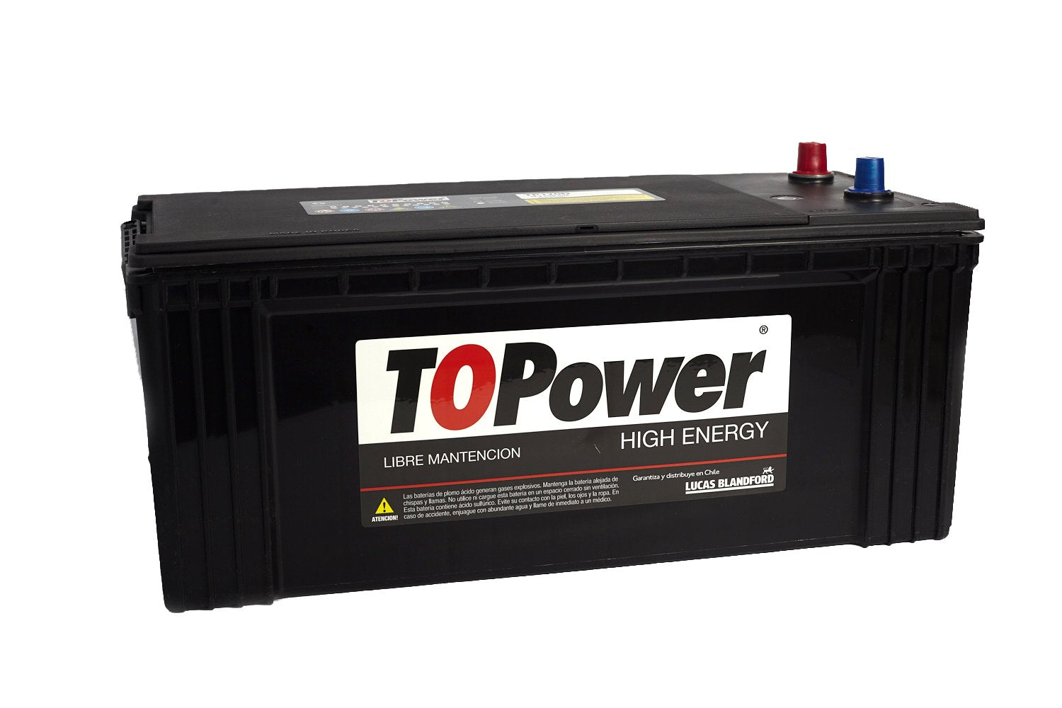 Bateria Topower 170 Amp Borne Estandar Derecha 1100 Cca