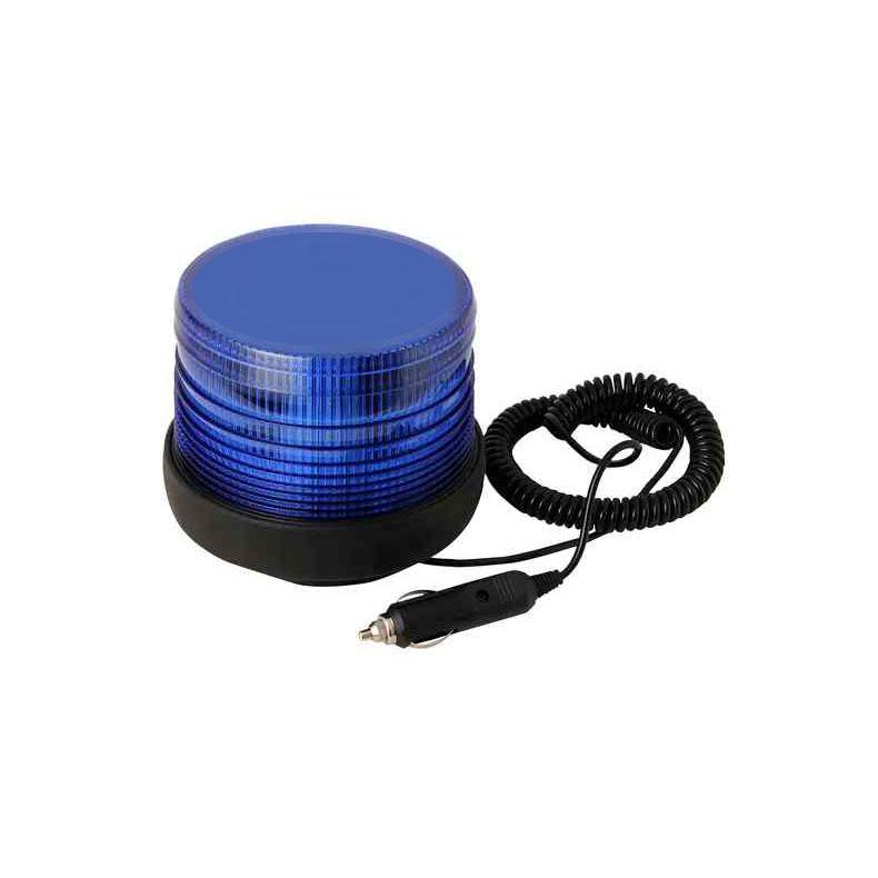 Baliza 40 LED 12/48V Magnetica Azul