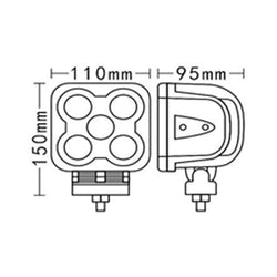 FOCO FAENERO LED 80W - 7200 LM